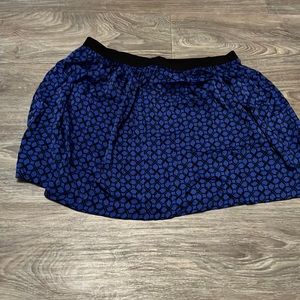 Joe Fresh skirt blue black size XL